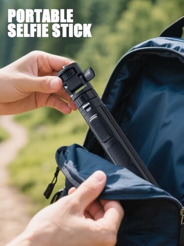 Soporte extensible para teléfono celular tipo trípode de 70 pulgadas con mando bluetooth 7