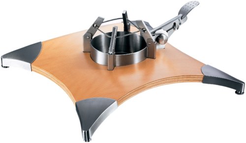 Preisvergleich Produktbild Krinner 98012 Christbaumständer Concerto Edelstahl / Buche