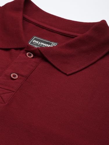 Image of Dillinger Men Oversized Long Sleeve Polo Tshirt