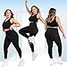 SINOPHANT Plus Size Leggings with Pockets for Women, Women's High Waisted Stretchy XXL-4XL Leggings for Gym Workout Black XXL