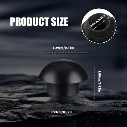 Image of 24PCS Bottle Jack Floor Jack Oil Filler Plug, Jack Accessories, 9mm Rubber Hydraulic Oil Filler Plug Bung, Car Accessories Horizontal Jack Hydraulic Top Pressure Rod for Oil Reservoir Fill Hole