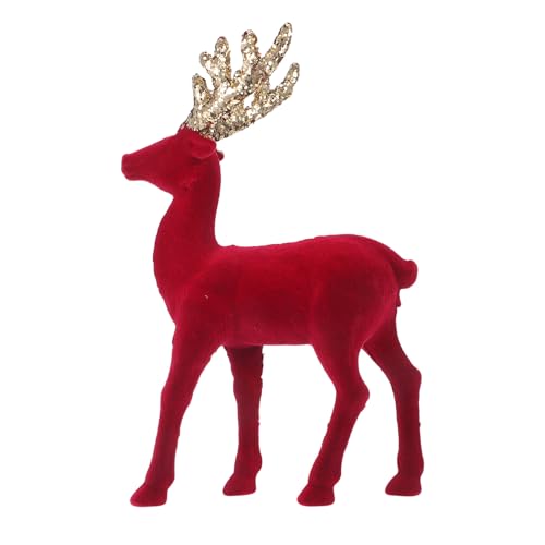 WEKADRIN Elegante Große Weihnachtsdekoration Rentier Figur mit...