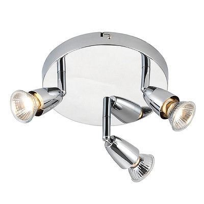 Amalfi Triple 50W spot Light Chrome Plate - 43279