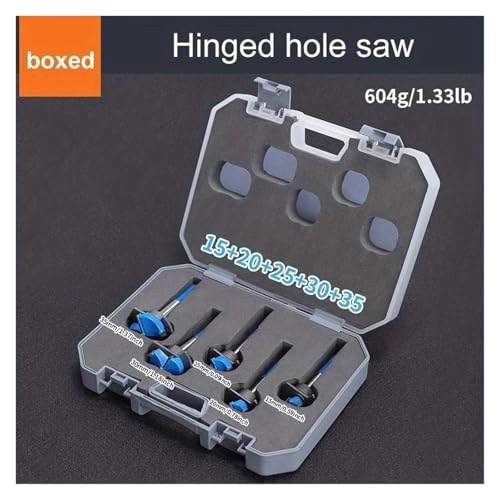 Broca para madera 15-35mm Bi-metal 6 piezas miniatura 2