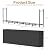 CADUKE 8ft Firewood Rack with Cover, Heavy Duty Fire Wood Rack Outdoor & Indoor, Firewood Storage Log Rack with Weather Resistant 600D Oxford Fabric Cover