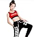 LOLANTA Ropa de Baile de Hip-Hop para niñas de 2 Piezas, Tanque...