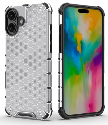 Image of Glasgow Back Case Cover Compatible with [ Apple iPhone 16 Plus ] (Stylish Design) - Transparent