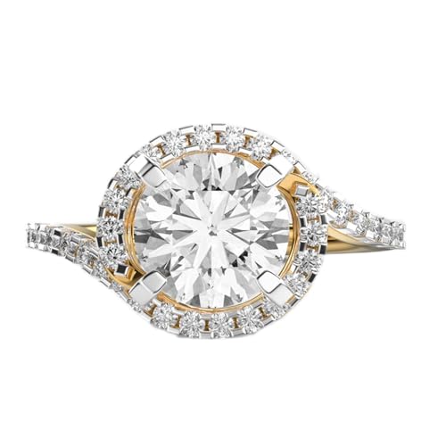 Bague moissanite en argent 925 bague de luxe durable qui ne ternit pas pour femme