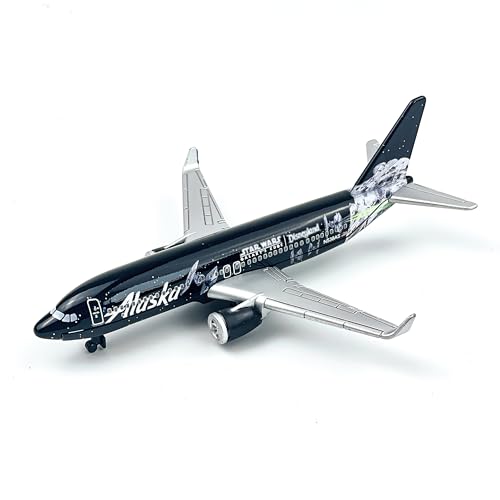 WngAur Alaska Airplane Model, Die-cast Metal Model Planes with Plastic Parts, Suitable for Collection and Gifts, N538AS