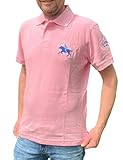2chilly Polo para hombre Summer Variantes Poloplayer Polosport - Mallorca Bike Marathon - Vintage Custombike - Oldtimer, Polo rosa claro, M