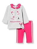 Conjunto Chicco para niña con sudadera y leggins en cálida felpa elástica