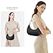 KKXIU Shoulder Bag for Women Small Purse Cute Clutch Hobo Handbag Trendy Crescent Bag-Black