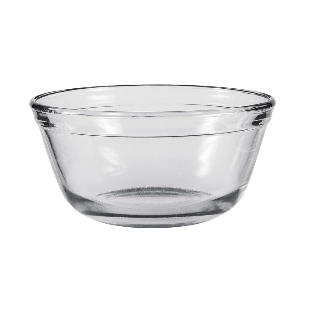 Anchor Hocking 81573 1 Litre Glass Mixing Bowl Batter Bowl Toughened Glass - Set of 6