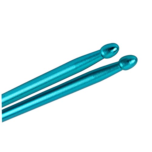 Baquetas Toddmomy de aleación de aluminio azul para práctica miniatura 2