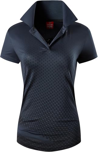 jeansian Women's Outdoor Sport Dry Fit Short Sleeves Polo Tee Poloshirt Tshirt T-Shirt Golf Tennis SWT251