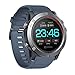 Produktbild wyxhkj Zeblaze Vibe 3 EKG IP67 Wasserdicht Sport Fitness Tracker 1,22"Farb-Touchscreen Aktivitätsüberwachung Multisensoren Mobile Alarme Schrittzähler Schlafmonitor Bluetooth Smartwatch (Blue)