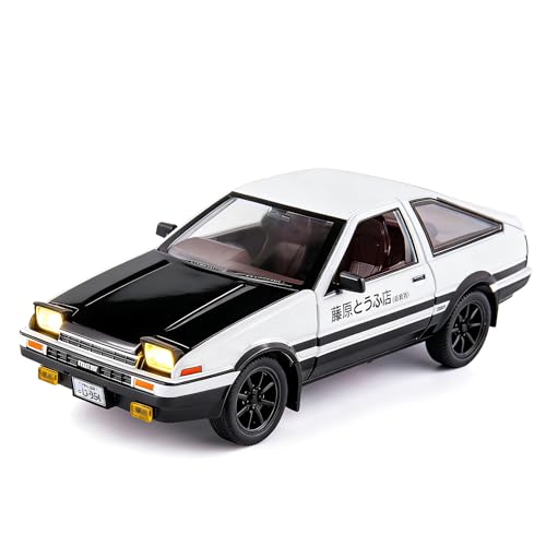 BDTCTK Modelo Auto AE86 Initial D 1:24 Negro miniatura 1
