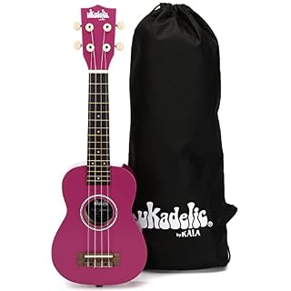 Kala Wood Ukadelic Dragon Fruit – Ukulele soprano - Les Beatles, Paul McCartney, John Lennon, RIngo Starr, George Harrison