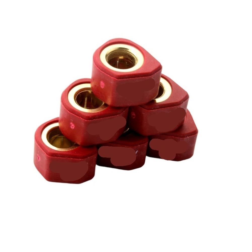 Rouleaux de course 18x14mm 13g rouge haute résistance pour scooter