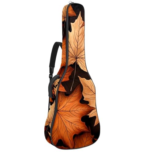 Housse de guitare acoustique 40 pouces au motif d'érable, protection premium