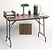 Correll Cf3048M-01 Melamine Top Folding Tables - Fixed Height - Walnut