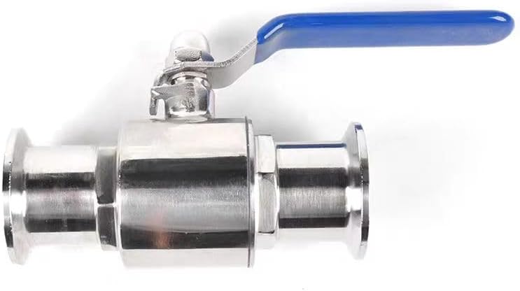 304 stainless steel 51mm x Ferrule64 quick-loading ball valve clamp type straight-through manual valve Plumbing Fittings