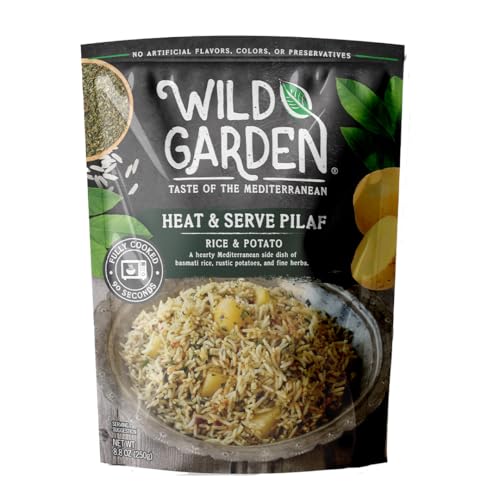 Wild Garden Heat and Serve Pilaf, Rice & Potato, Fully Cooked, Ready to Eat, Microwavable, 8.8 oz