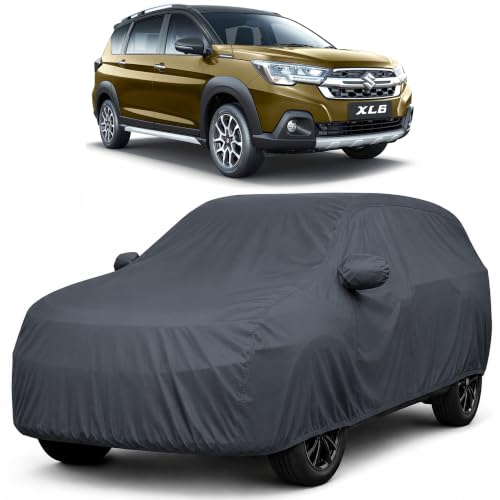 Image of Autofact Premium Car Cover for XL6 Facelift 2023-2026 | All Weather Waterproof Full Body Car Cover | Light-Weight Triple-Stitched Outdoor Shield with UV Protection, Dustproof & Heat-Resistant