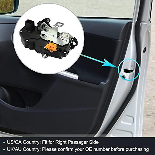 Image of X AUTOHAUX Power Door Lock Actuator Motor Front Right Passenger Side for Chevrolet Tahoe 2007-2009 for Silverado Sierra 1500 2007-2009 25876387 DLA828