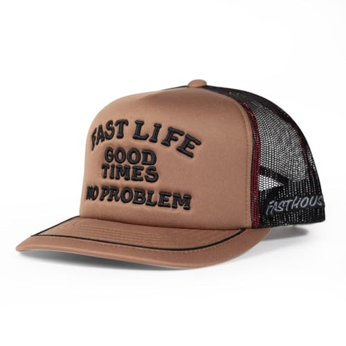 FASTHOUSE No Problem Hat (Camel One Size)
