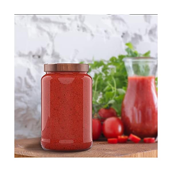livessa Einmachgläser - 250/330/425/540/720/890ml, Einmachgläser mit Deckel, Marmeladengläser, Einmachglas… – Bild 6