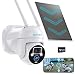 Produktbild UCOCARE 2K 4MP PTZ Solar Überwachungskamera Aussen Akku, 360°/120° Pan Tilt WLAN IP Kamera Outdoor 5W Solarpanel mit höherer Ladeeffizienz, Personen-/Fahrzeugerkennung, Inklusive 32-GB-SD-Karte,IP67