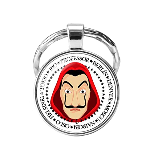 Porte-clés Salvador Dali, Keychain Charme Accessoires, Fêtes Cadeaux Souvenirs pour Homme Femme (Color #4)