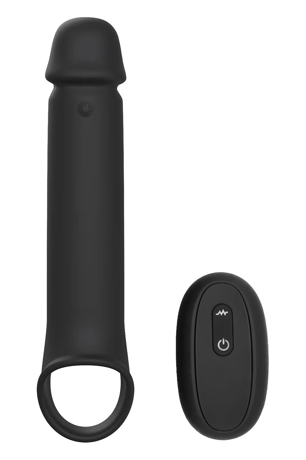Dream Toys Ramrod Vibrating Extender Wth Remote Black One Size
