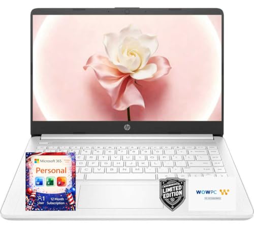 Image of HP New Everyday Slim Laptop • Microsoft Office 365 Included • Intel N150 CPU • 128GB SSD • Long Battery Life • Copilot AI • Windows 11