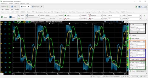 Image of Digilent Analog Discovery Pro ADP2230: Mixed Signal USB Oscilloscope, Waveform Generator, Logic Analyzer, and Variable Power Supply