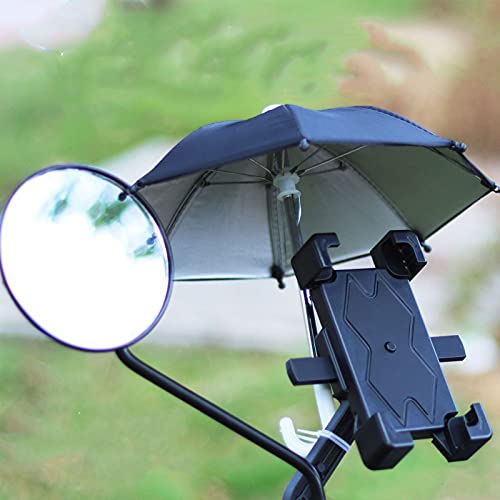 Crazyfly Mini Paraplu, draagbare waterdichte telefoon beschermende paraplu duurzame UV-bescherming paraplu mooie pop decoratie schattige ambachtelijke paraplu voor buiten - Image 6