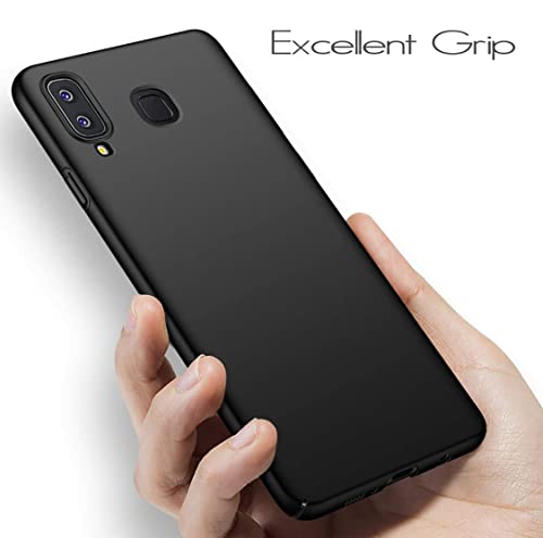 Image of Mobile Back Cover Case for Samsung A8 Star (Silicone Case|CameraProtection|Black SC1510)
