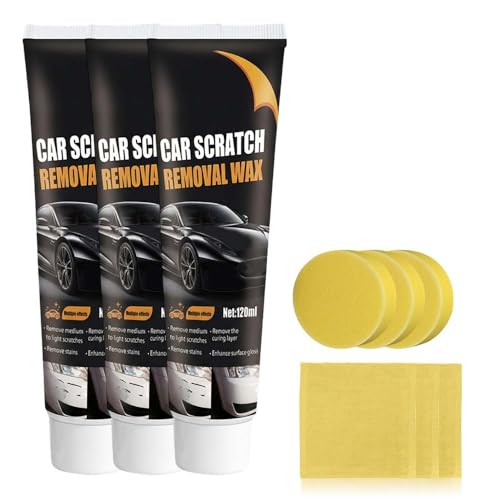 Kratzer Entferner Auto, Politur Auto Kratzer Entfernen, Autopolitur Kratzer Entfernen, Lackreiniger Auto, Kratzerentferner Autolack Polierset Autofür Auto Reparatur Polieren Paste 120ml (1pcs)