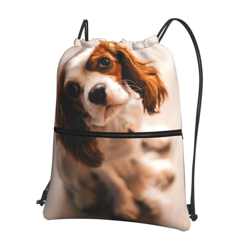 Cavalier King Charles Spaniel Classic Gym Sack Outdoor Casual Drawstring Bag