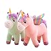 CVBA 2 Unids / Set Unicornio Juguetes De Peluche MLP Alicorn Relleno Caballo Bebé Suave Almohadas Pegasus Muñecas Cumpleaños Newyears Regalos para Las Niñas Niños Loevr 25Cm