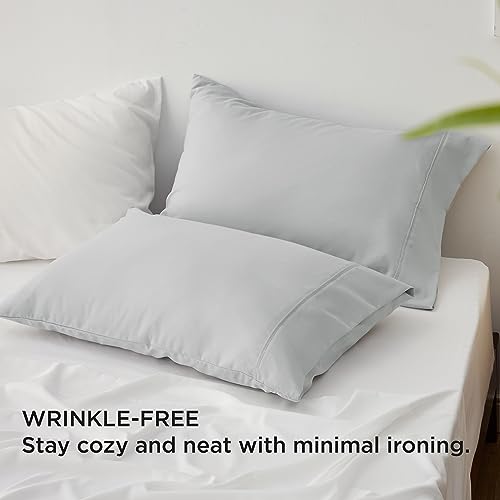 Bedsure US000016TQU Pillow Cases Queen Size Set Of 2 - Polyester & Rayon Derived From Bamboo Cooling Pillowcase thumb #3