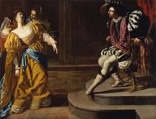 Art Mural Peinture d'Artemisia Gentileschi pour Décoration Salon Chic 60x90