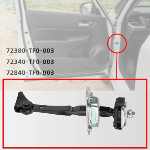 Brazo de correa de retención con control de apertura suave para Honda Jazz 3