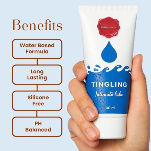 Image of Undercover By ZeroKaata Tingling Water Based Lube For Men and Women (100 ml)