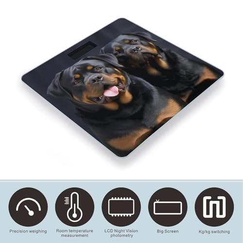 Báscula Digital para Cuerpo con Pantalla LCD y Cristal Templado miniatura 3