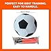 Colaxi Inflatable Felt Soccer Sticky Soccer Ball Standard Size 4 Competitive Play Sturdy Football Ball for Gift Party Training