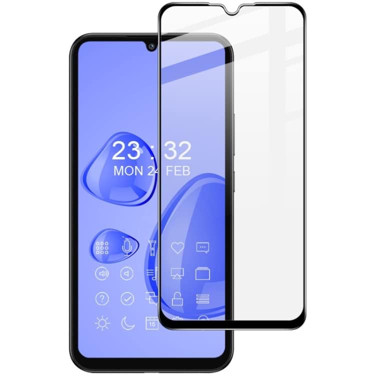 Image of Tempered Glass Screen Protector Compatible for OPPO A59 5G with Edge to Edge Coverage and Easy Installation Kit, Pack of 1, Black