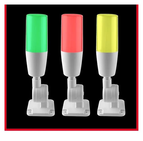Lumière tricolore avec buzzer LED 24V indicateur de sécurité - 2