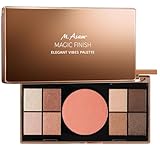 M. ASAM MAGIC FINISH ELEGANT VIBES PALETTE (8 X 0,75 G / 3 G) – LIDSCHATTEN PALETTE &AMP; BLUSH MIT INTEGRIERTEM SPIEGEL, MAKE UP MIT VITAMIN E, INTENSIVE FARBABGABE &AMP; SAMTIGE TEXTUR FÜR VIELSEITIGE LOOKS